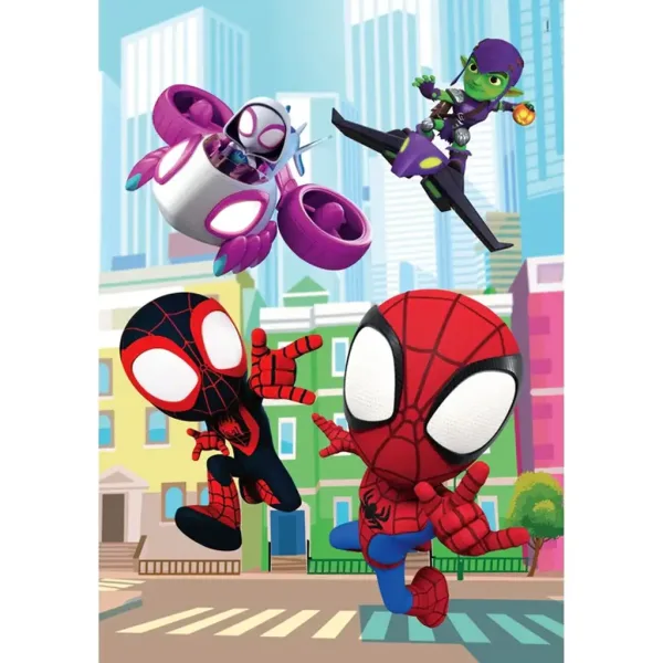 imagen de Spidey y sus maravillosos amigos rompecabezas maxi supercolor de 60 piezas - Clementoni 2