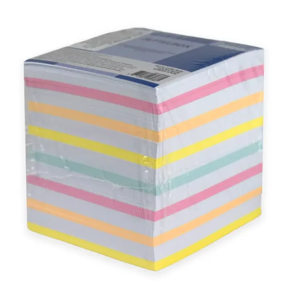 imagen de Spirit: Bloc de notas de colores y blanco 900 hojas 9x9x9cm 1