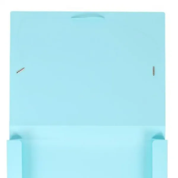 imagen de Spirit: Caja de carpeta de goma azul pastel A4 de 30 mm de grosor 2