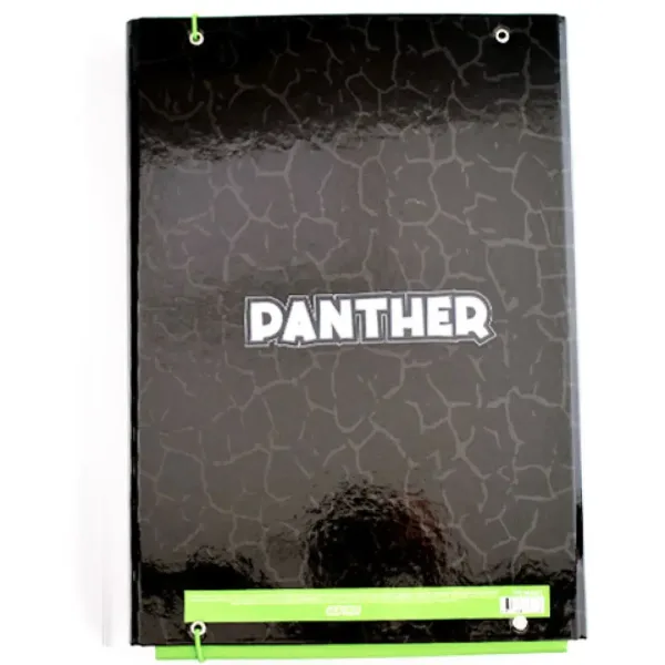 imagen de Spirit: Caja de cuadernos de goma con estampado de pantera negra en tamaño A/4 2