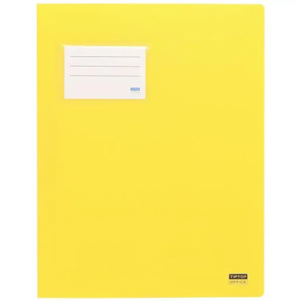 imagen de Spirit: Carpeta de encuadernación con soporte para tarjetas en color amarillo A4 1
