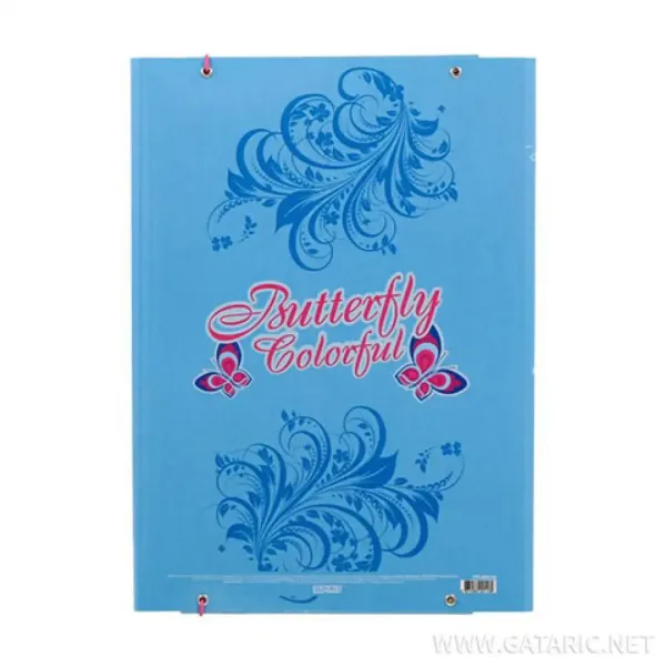imagen de Spirit: Carpeta elástica con mariposas en tamaño A/4 2