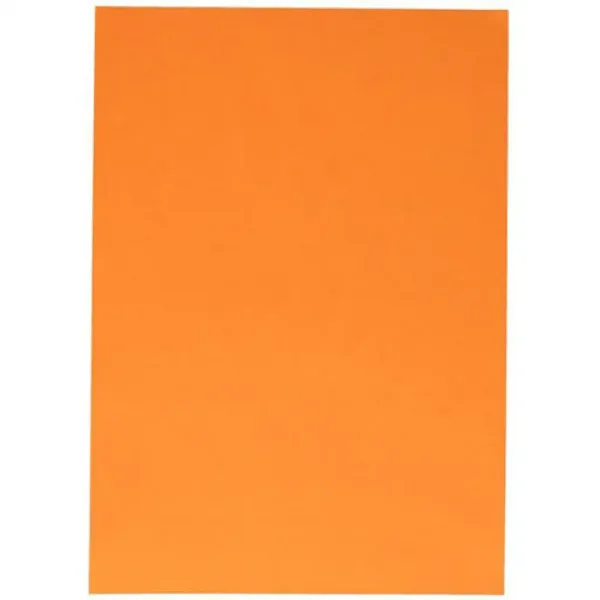 imagen de Spirit: Cartón decorativo de color naranja claro 220g tamaño A/4 1ud 1