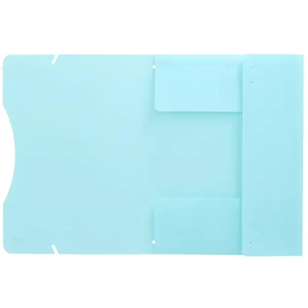 imagen de Spirit: Carpeta de goma azul pastel A/4 2