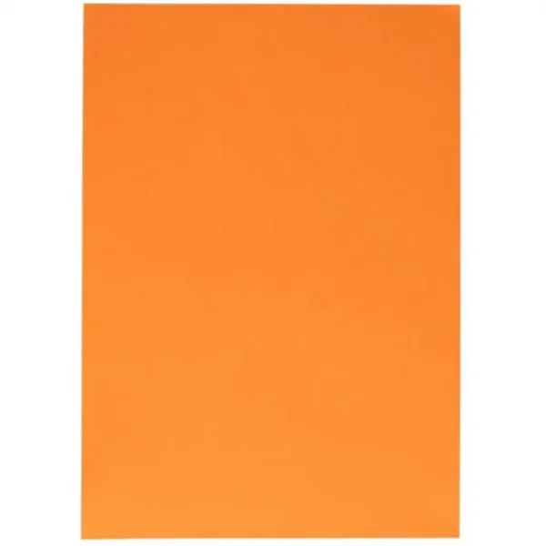 imagen de Spirit: Hoja de cartón decorativo en color naranja 70x100cm 1
