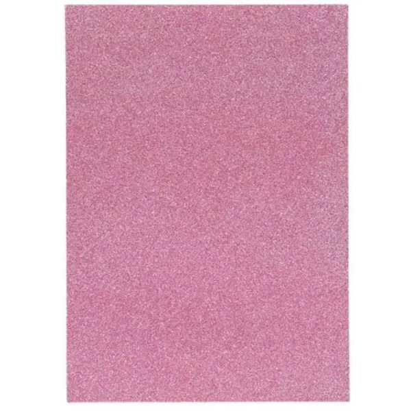 imagen de Spirit: Hoja de espuma decorativa autoadhesiva brillante de color rosa A/4 1ud 1