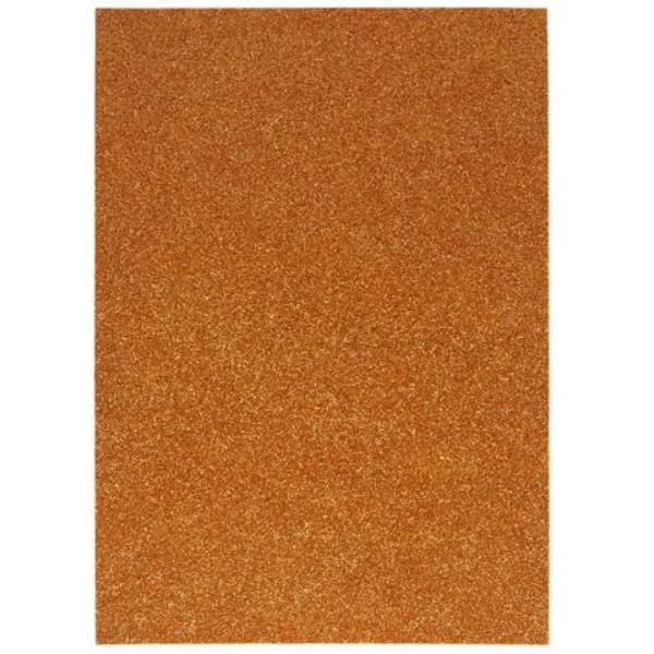 imagen de Spirit: Hoja de espuma decorativa autoadhesiva brillante en color cobre A/4 1ud 1