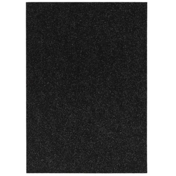 imagen de Spirit: Hoja de espuma decorativa autoadhesiva brillante en color negro A/4 1ud 1