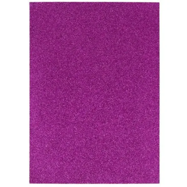 imagen de Spirit: Hoja de espuma decorativa autoadhesiva brillante en color púrpura A/4 1ud 1