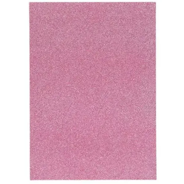 imagen de Spirit: Hoja de espuma decorativa autoadhesiva brillante en color rosa A/4 1ud 1
