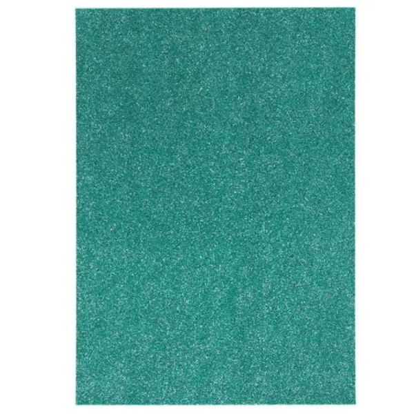 imagen de Spirit: Hoja de espuma decorativa autoadhesiva brillante en color verde A/4 1ud 1