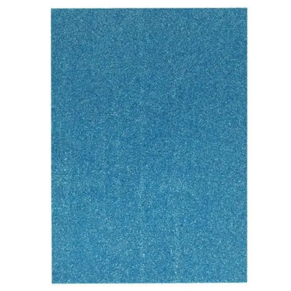 imagen de Spirit: Hoja de espuma decorativa brillante de color azul A/4 1ud 1