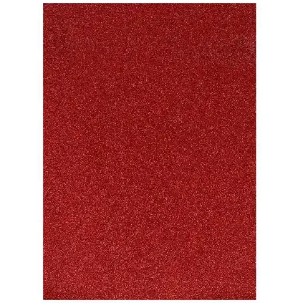 imagen de Spirit: Hoja de espuma decorativa brillante de color rojo A/4 1ud 1