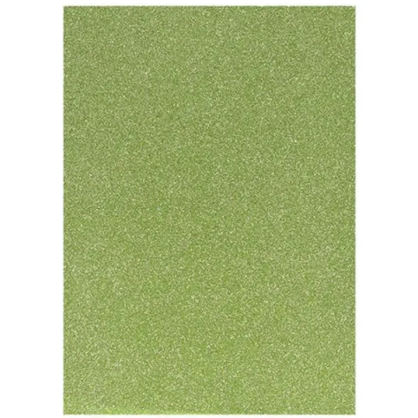 imagen de Spirit: Hoja de espuma decorativa brillante de color verde limón A/4 1ud 1