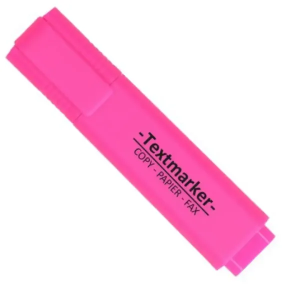 imagen de Spirit: Marcador neón rosa con punta cortada de 1-4mm 1