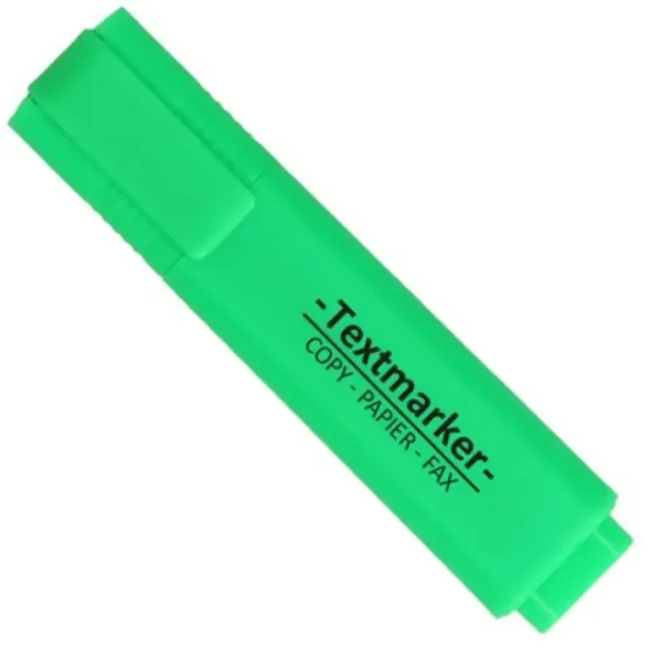 imagen de Spirit: Marcador neón verde con punta cortada de 1-4 mm 1