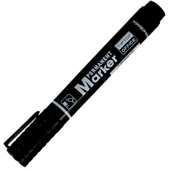 imagen de Spirit: Marcador permanente negro con punta cortada de 1-3mm 1