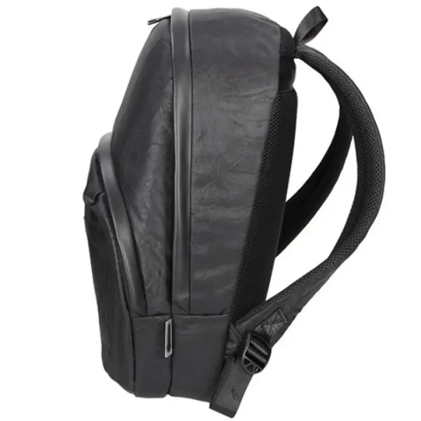 imagen de Spirit: Mochila de cuero sintético negra de tres compartimentos 41x33x7,5cm 2