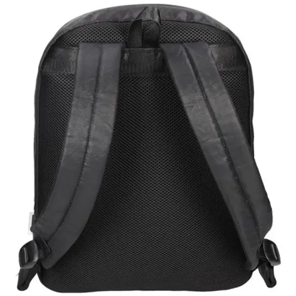 imagen de Spirit: Mochila de cuero sintético negra de tres compartimentos 41x33x7,5cm 3