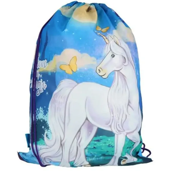 imagen de Spirit: Mochila de deporte unicornio blanco, 47x34cm 1