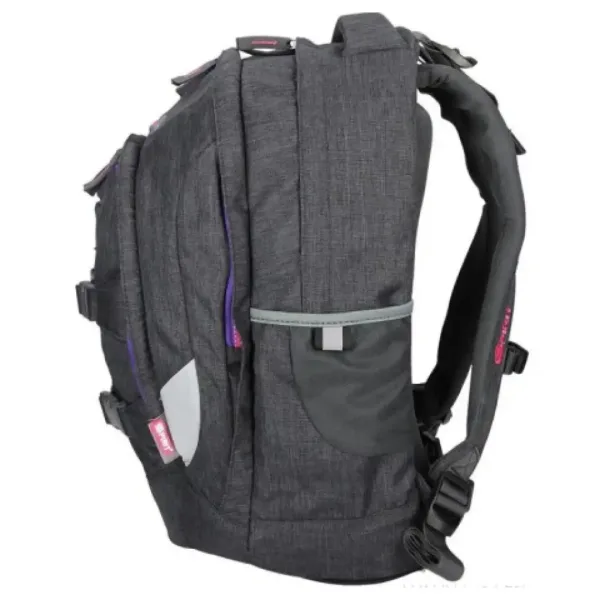 imagen de Spirit: Mochila ergonómica negra y morada urbana 3