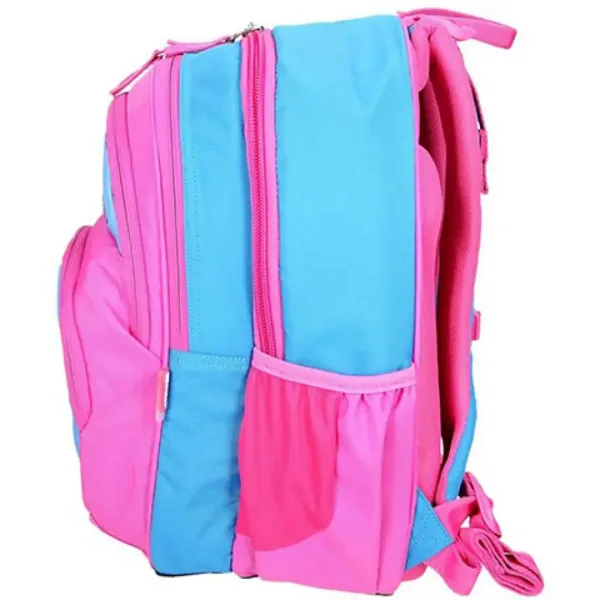 imagen de Spirit: Mochila ergonómica rosa-azul con estampado de mariposas de 4 compartimentos 2
