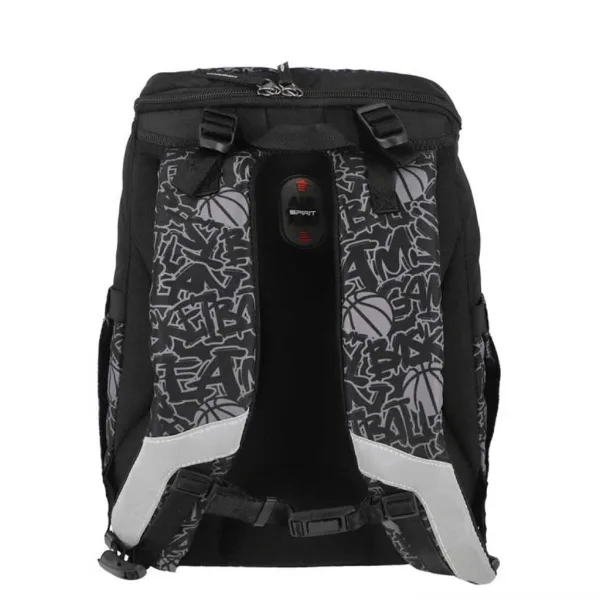 imagen de Spirit: Mochila escolar con estampado de baloncesto, set de 4 piezas 32x19x44cm 3