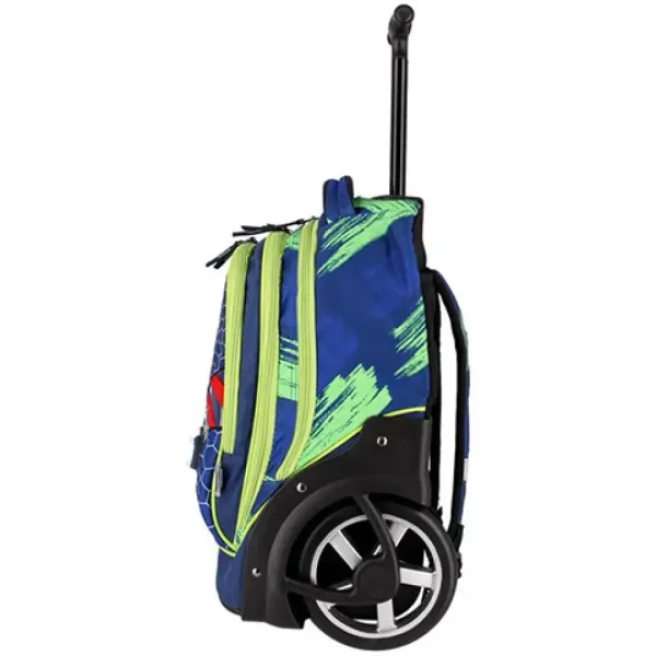 imagen de Spirit: Mochila escolar con ruedas de fútbol No.10 23x34x46cm 2
