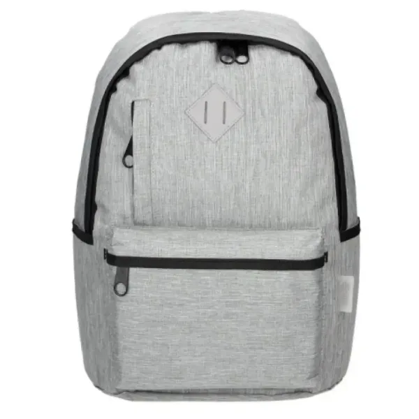 imagen de Spirit: Mochila escolar de color gris plateado Spot, mochila 41x29x19cm 1