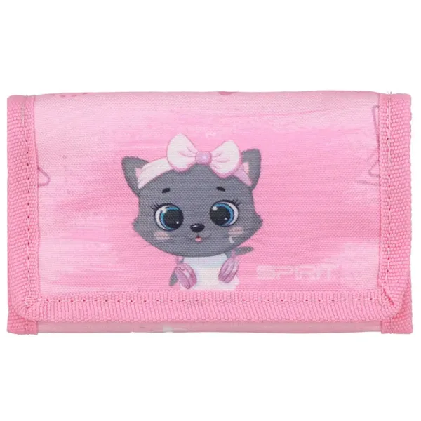 imagen de Spirit: Mochila escolar gris con gato, set de 5 piezas 38x17x28cm 4