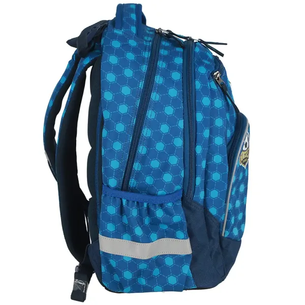 imagen de Spirit: Mochila escolar redondeada con diseño de fútbol 3D, 34x26x44cm 4