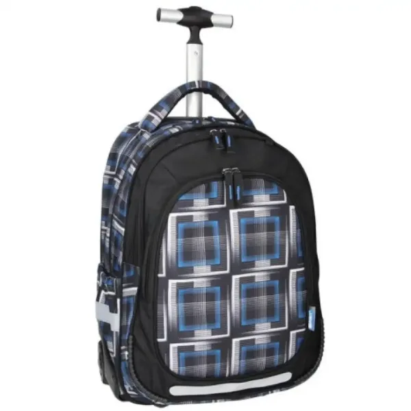imagen de Spirit: Mochila trolley negra azul con estampado 2