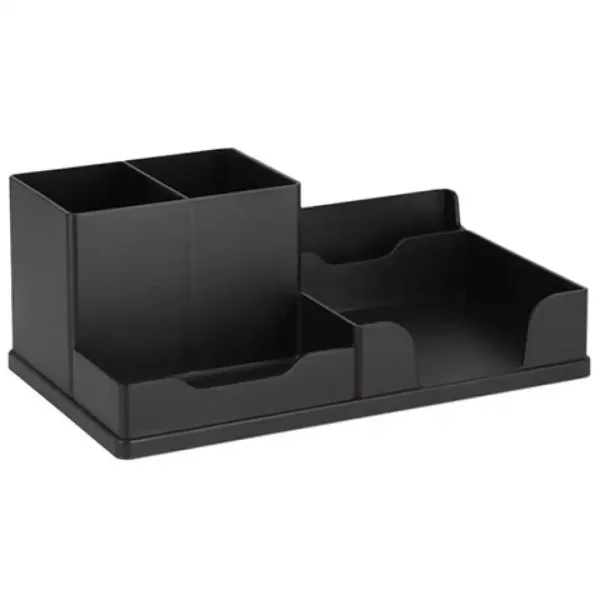imagen de Spirit: organizador de escritorio negro 16,5x10cm 1