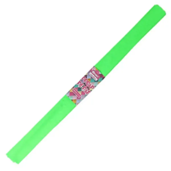 imagen de Spirit: Papel crepé de color verde fluorescente de 200x50cm 1