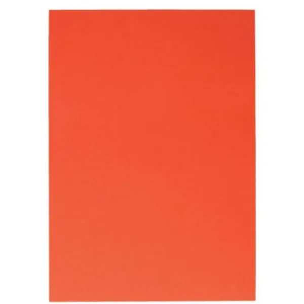 imagen de Spirit: Papel decorativo de cartón naranja de 220g en tamaño A4 1
