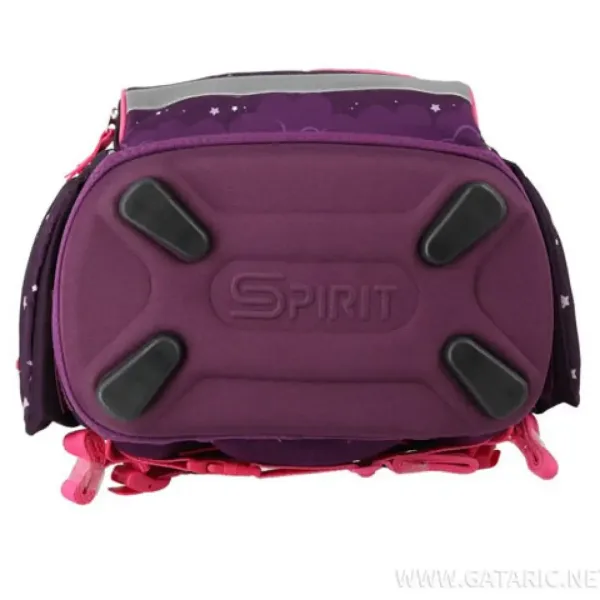 imagen de Spirit: Pegasus púrpura set de mochila escolar de 5 piezas con accesorios y luz LED 4