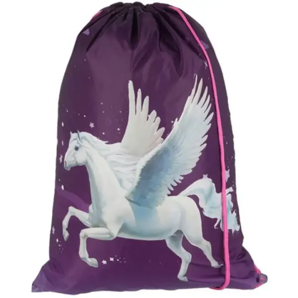 imagen de Spirit: Pegasus púrpura set de mochila escolar de 5 piezas con accesorios y luz LED 8