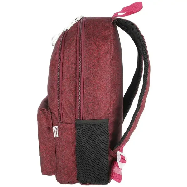 imagen de Spirit: SHADE burdeos mochila escolar redondeada de tres compartimentos 43x 29x21cm 2