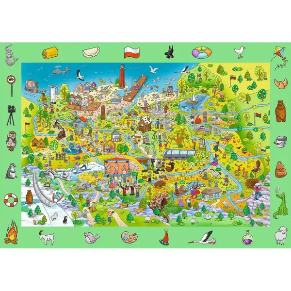 imagen de Spy Guy 100 piezas puzzle Polonia - Trefl 2