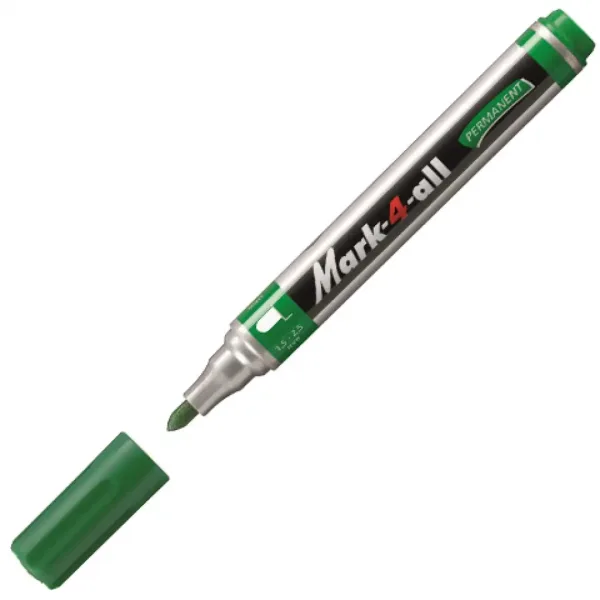 imagen de Stabilo: Mark-4-All bolígrafo de punta redonda de alcohol en color verde 2