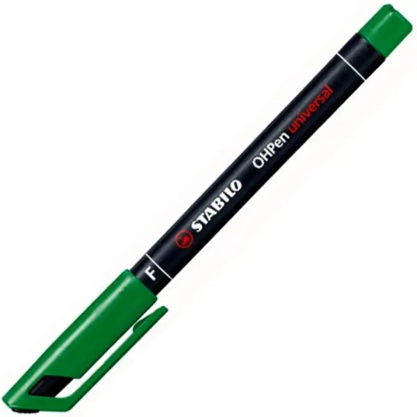 imagen de Stabilo OHPen universal F marcador de alcohol verde 0,7mm 1