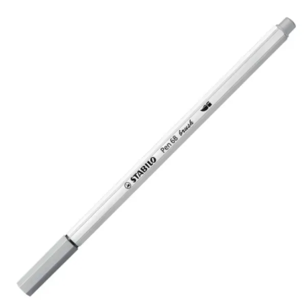 imagen de Stabilo: Pen 68 rotulador de pincel en color gris frío 1