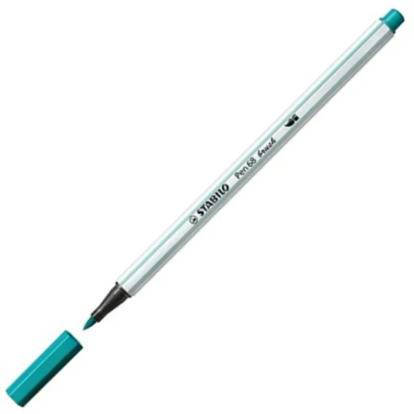 imagen de Stabilo: Pen 68 turquesa pincel 2