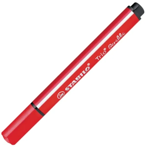 imagen de Stabilo: Trio Scribble rotulador triangular en color rojo 1