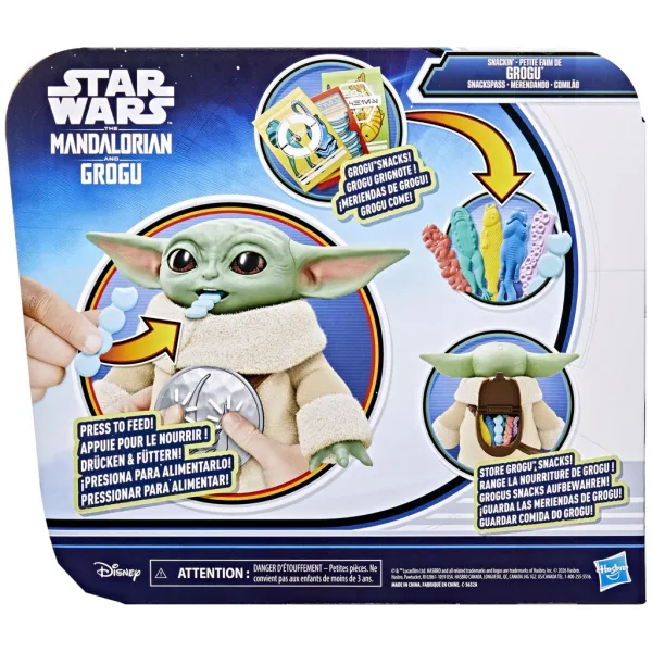 imagen de Star Wars: Figura de juego interactiva Snackin’ Grogu – Hasbro 3