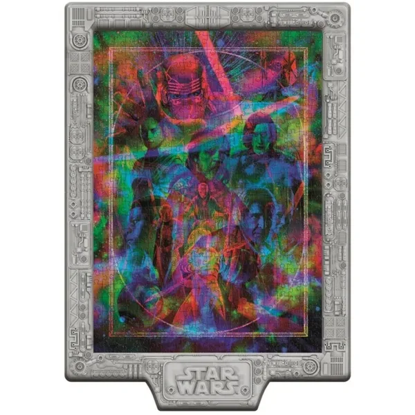 imagen de Star Wars Puzzle metamórfico episodio VII-VIII-IX de 520 piezas con marco y luz RGB LED - Clementoni 3