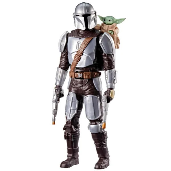 imagen de Star Wars: Set de figuras de acción de Mandalorian y Grogu con sonido - Hasbro 2