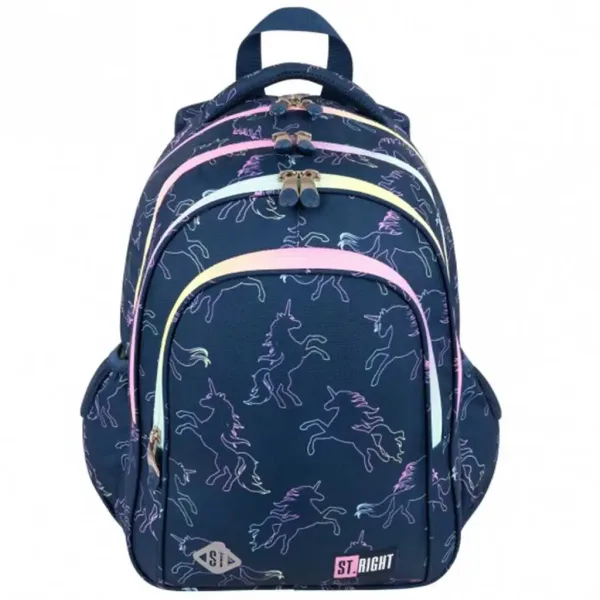 imagen de St.Right: Dream Unicornio mochila escolar de cuatro compartimentos, mochila 1