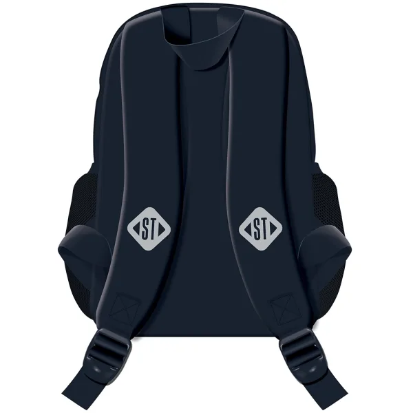 imagen de St.Right Mochila escolar con estampado de T-Rex azul, mochila BP70 32x22x11,5cm 2