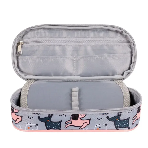 imagen de St.Right My Little Friends Grey York estuche ovalado 23cm 2